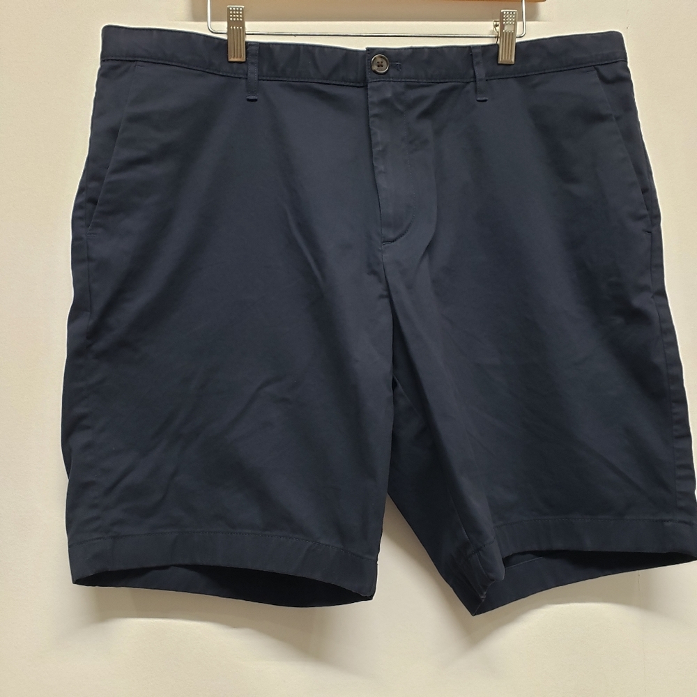 Michael Kors Chino Short Mens Size 38 Navy 9" Inseam Casual Preppy Stretch